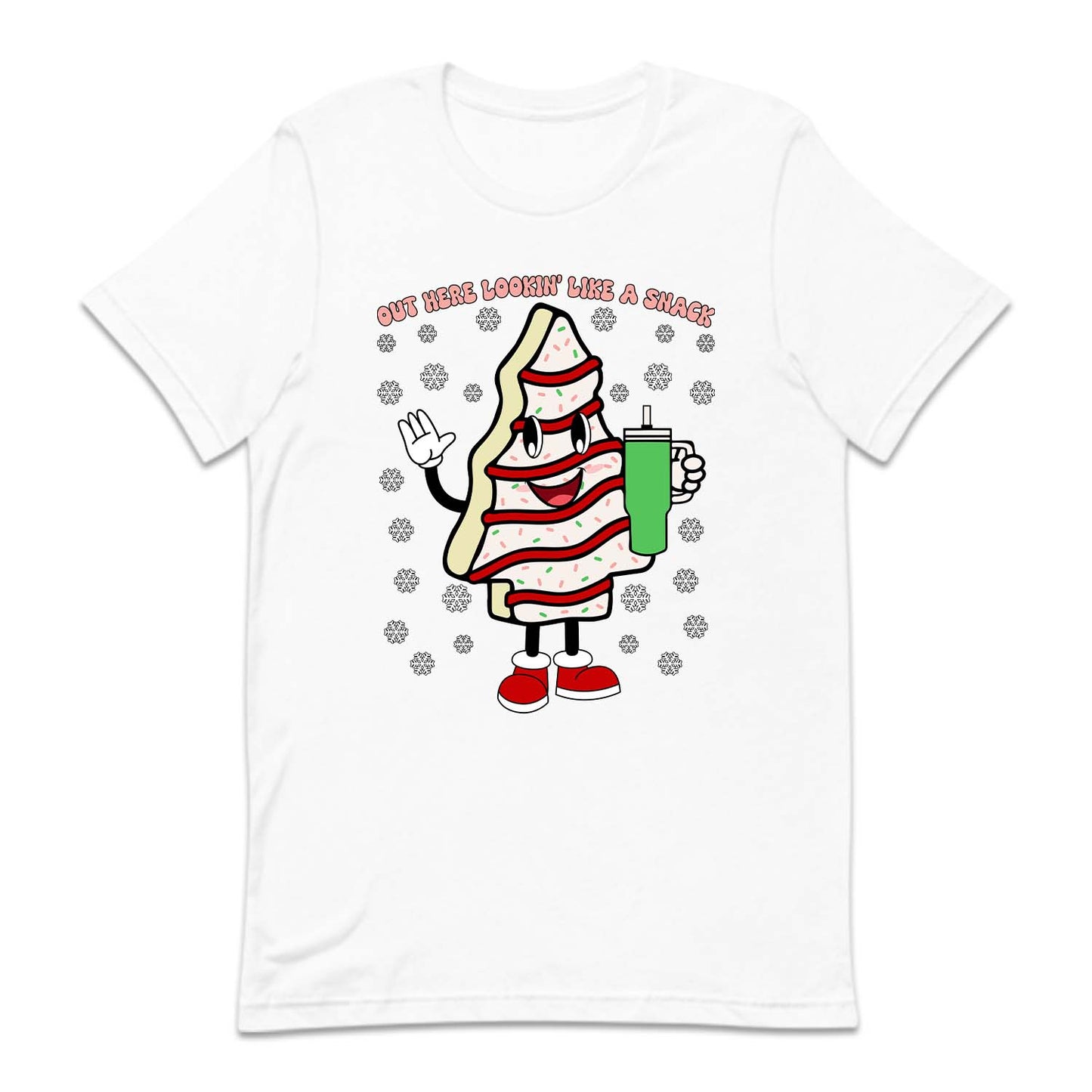 Out Here Lookin Like A Snack Christmas Tree Cake Xmas | PRODUCT CODE: UTOLKNISNKCH
