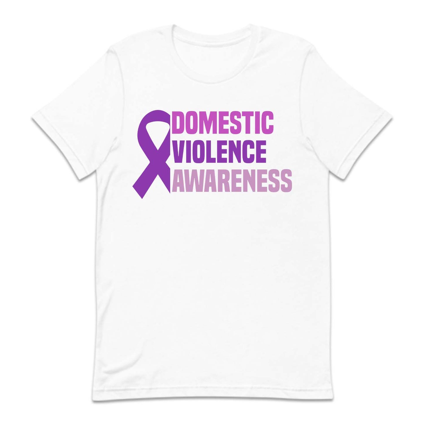 Domestic Violence Awareness Purple Ribbon DV Warrior | PRODUCT CODE: DSMTVLEAWR