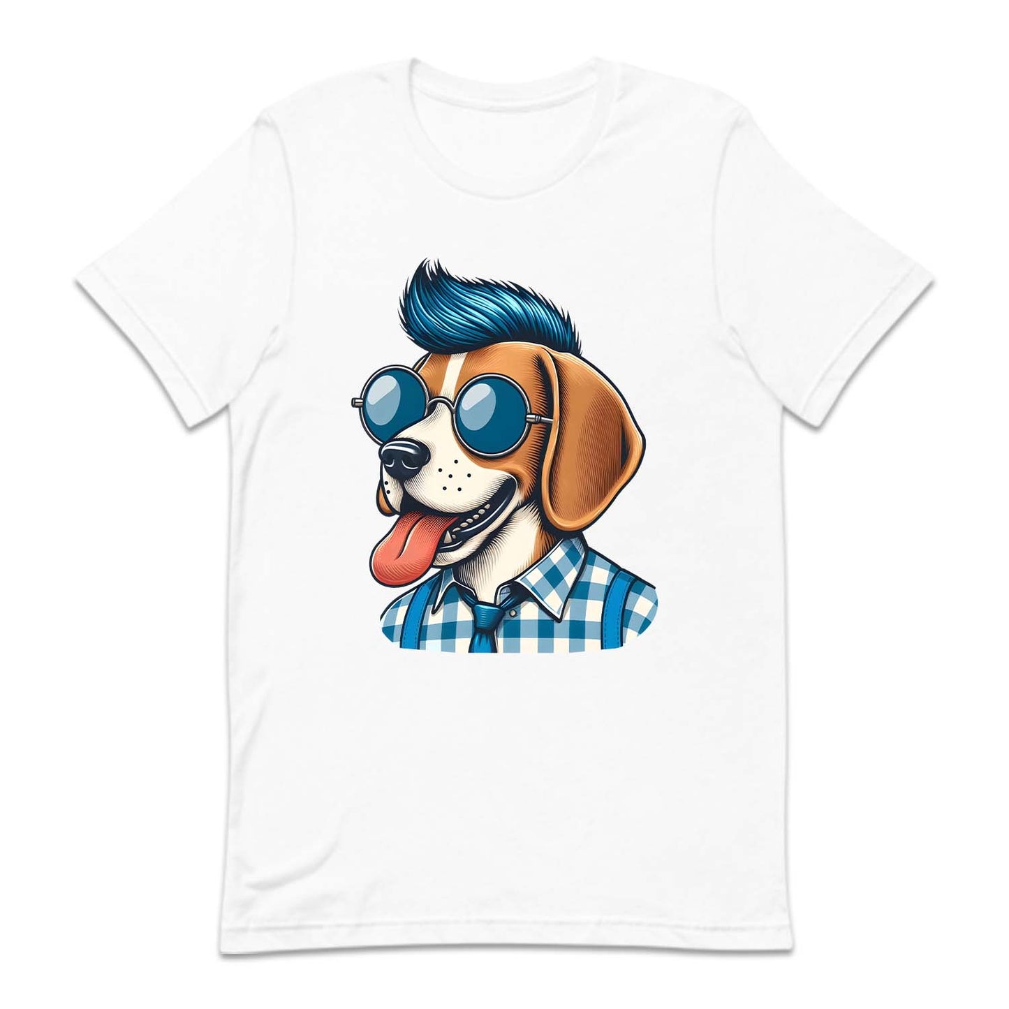 Beagle Punk Dog with Sunglasses Spiked Hair | PRODUCT CODE: BGLEDOPNK