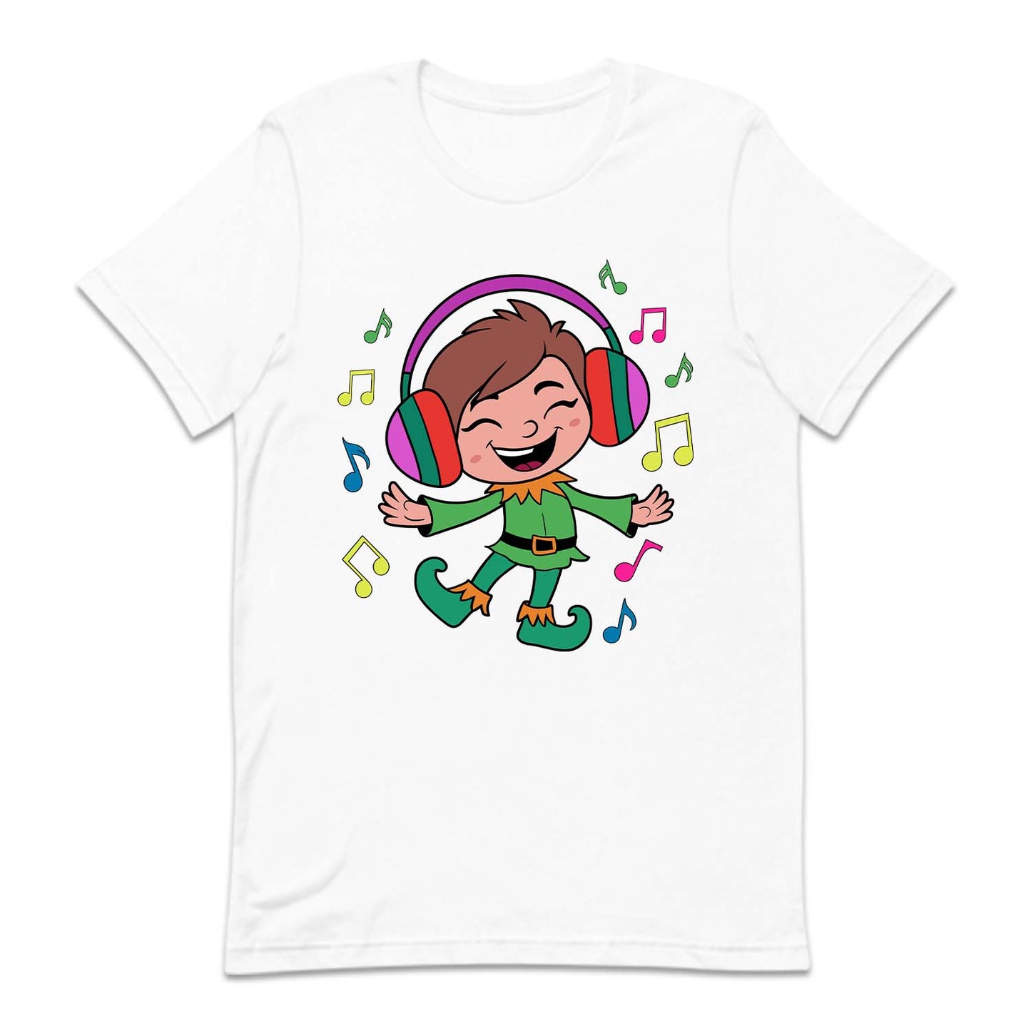 Christmas Xmas Cute Dancing Elf with Headphones | PRODUCT CODE: CHREDNGELF