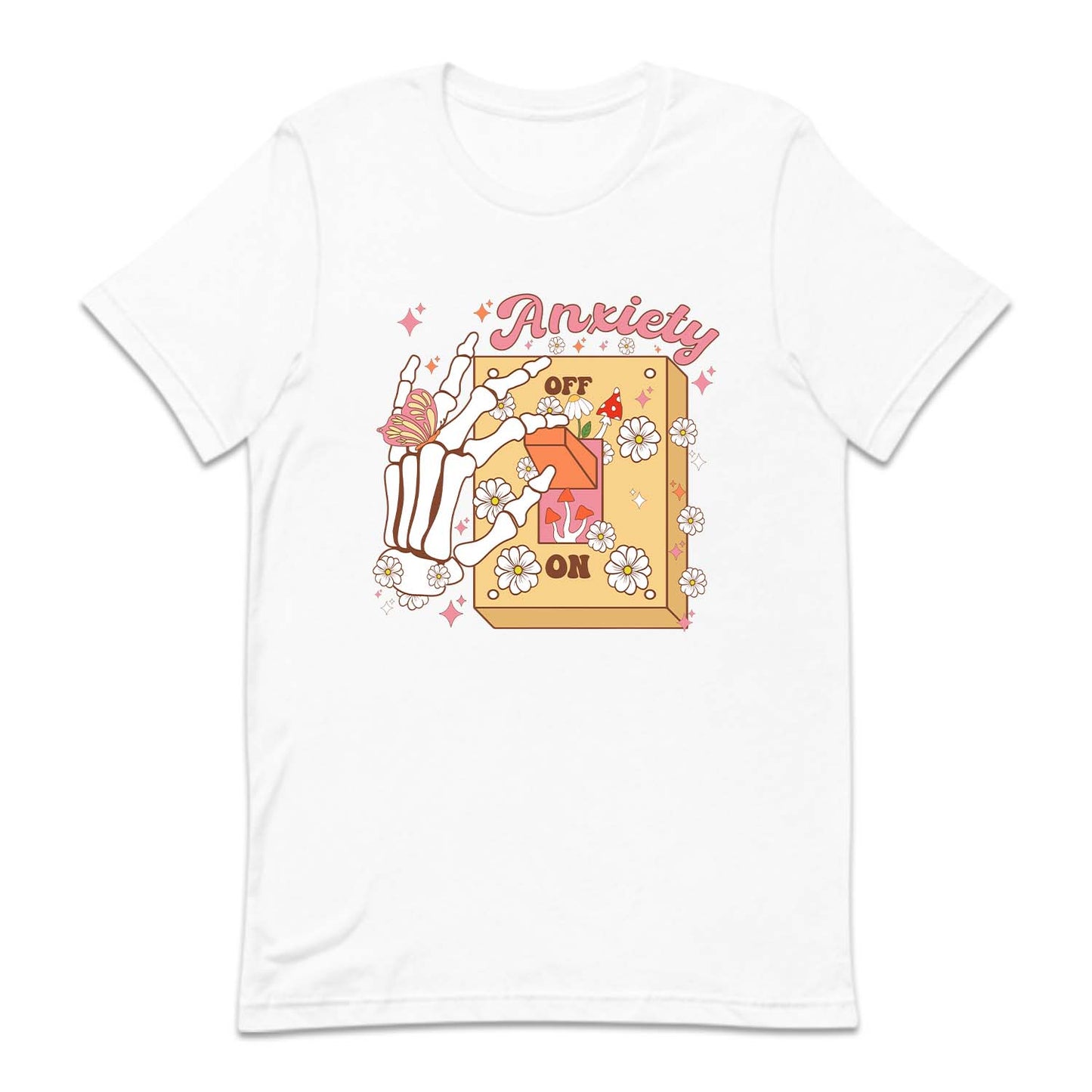 Anxiety On Off Switch Skeleton Hand | PRODUCT CODE: ANXOSKLMH