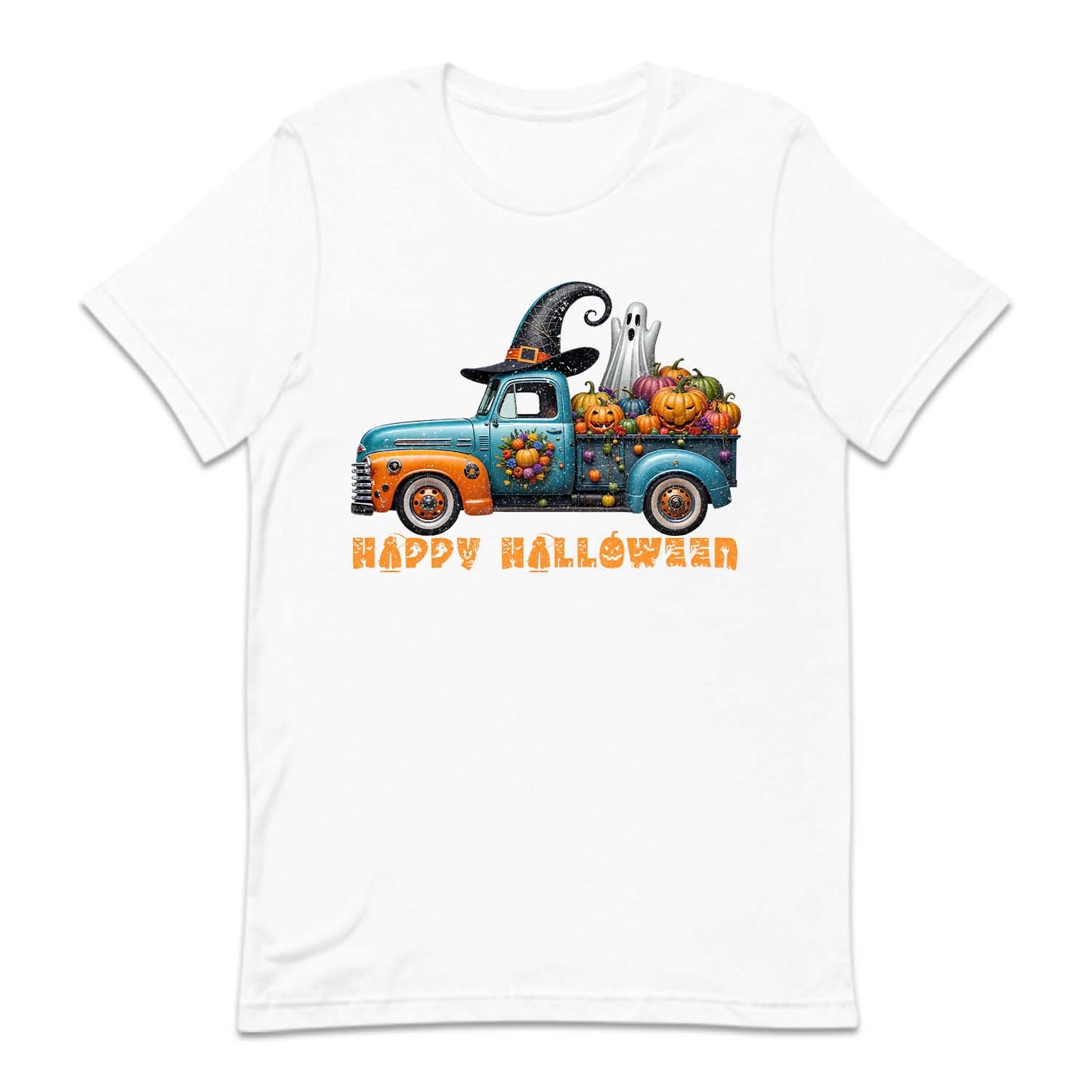 Halloween Pickup Truck Boo Ghost Pumpkins | PRODUCT CODE: HLPCKPUCK