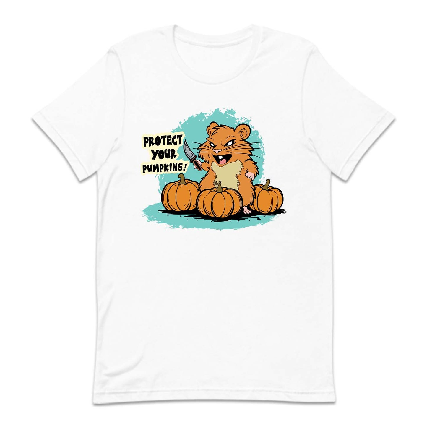 Protect Your Pumpkins Halloween Cute Hamster | PRODUCT CODE: PRTYUMHTS