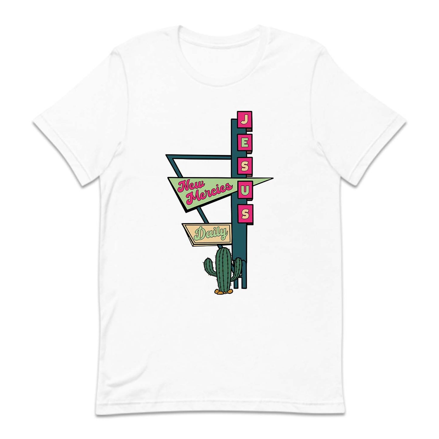 Western Christian Jesus New Mercies Daily Country Style Cactus | PRODUCT CODE: WTSRNCHJNM