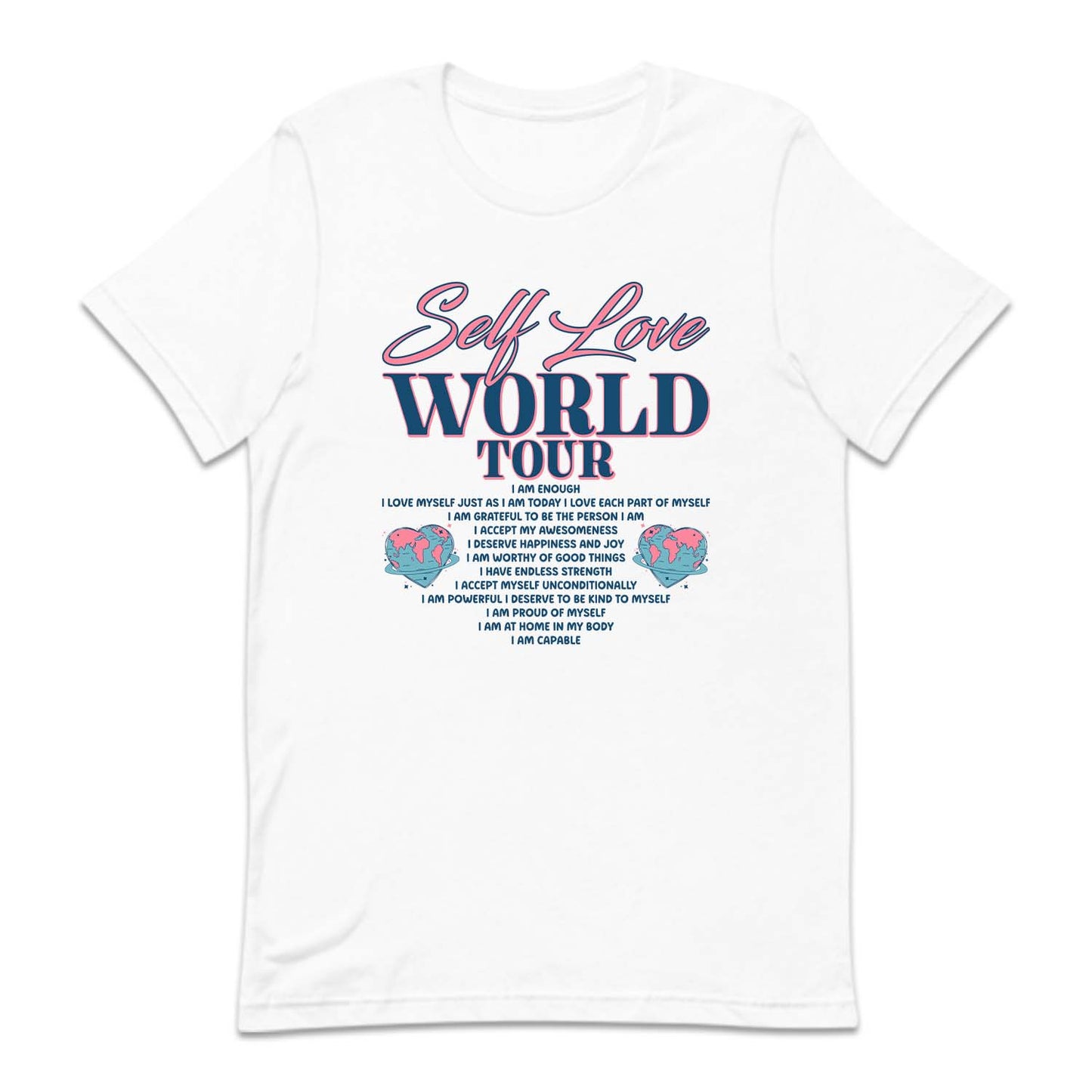Self Love World Tour Positive Affirmations | PRODUCT CODE: SFLEVOWDLR