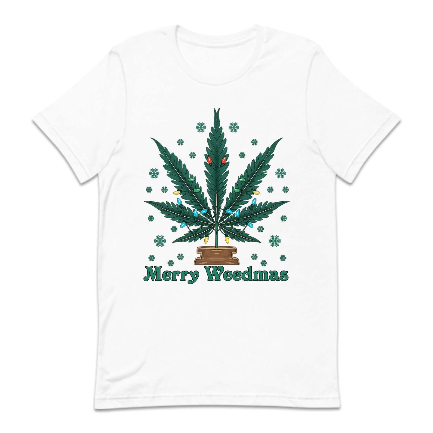 Christmas Merry Weedmas Cannabis Funny Weed Xmas | PRODUCT CODE: MRYWDMSCNB