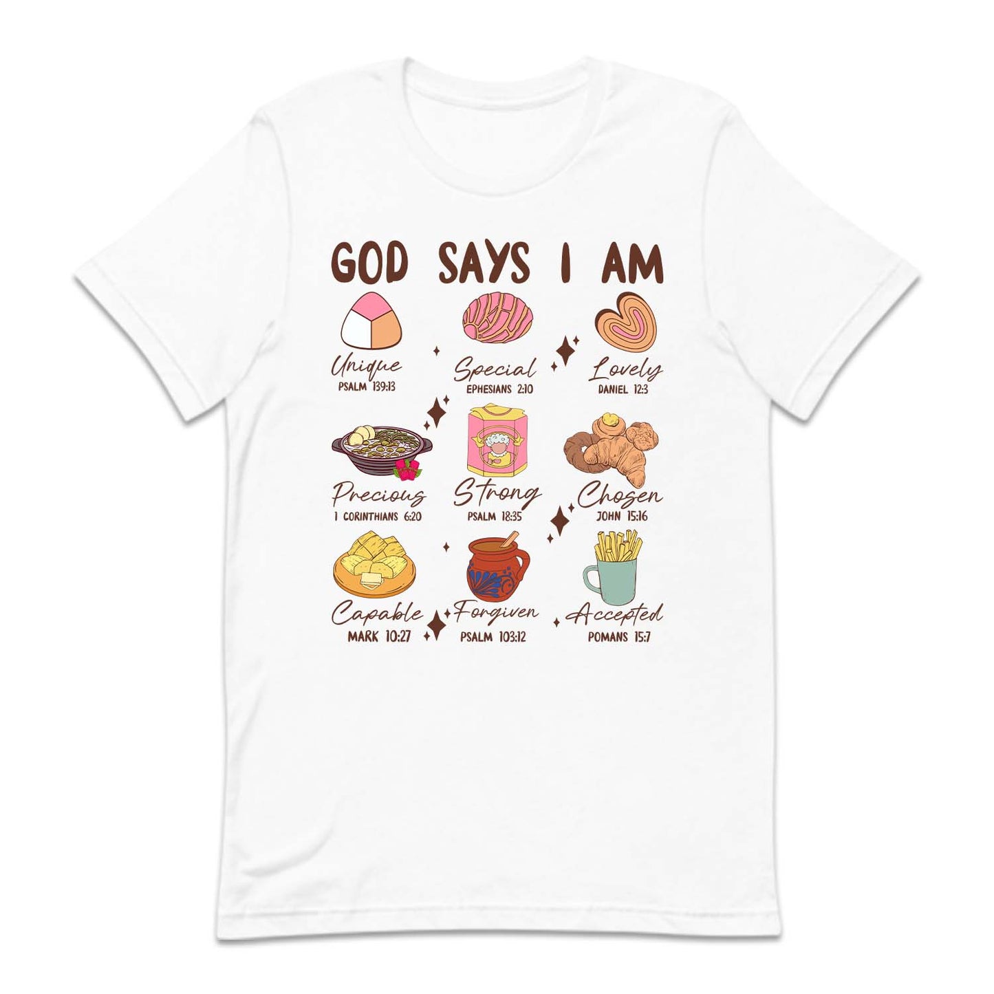 God Says I Am, Mexican Christmas Christian Bible Verse Latino Xmas | PRODUCT CODE: GDSYMACHRBL