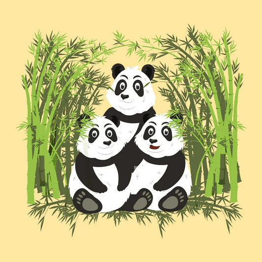 "Panda In Bamboo Forest" T-Shirt: Embrace Nature's Charm