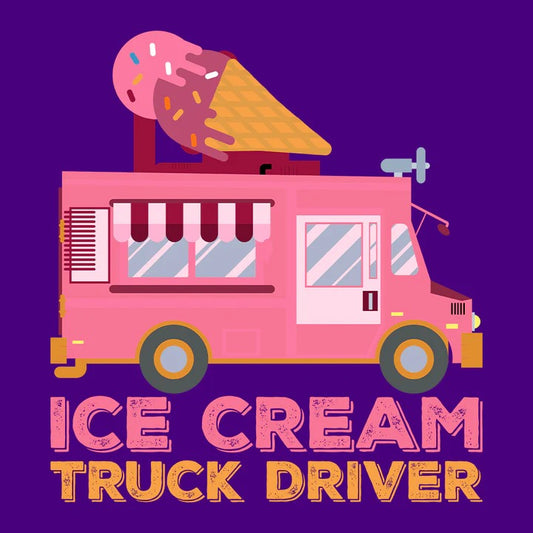 Chill Out with the "Ice Cream Truck Driver" T-Shirt