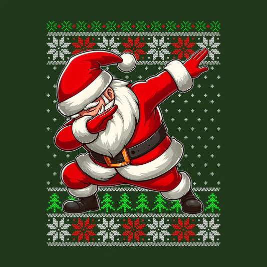 "Dabbing Santa Claus T-Shirt: Bring the Cool Factor to Your Christmas Wardrobe"