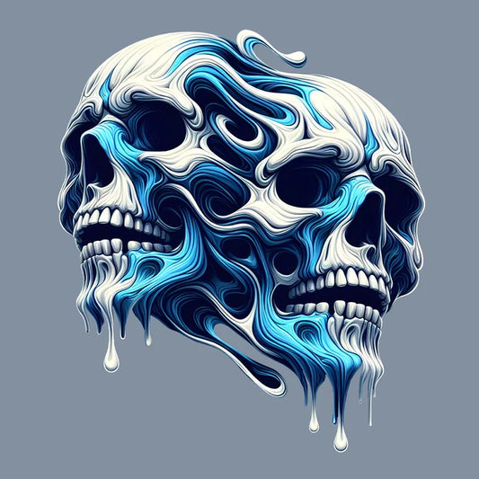 Embrace Emo Nostalgia with the "Vintage Y2K Screaming Skull Emo Nostalgia Streetwear" T-Shirt