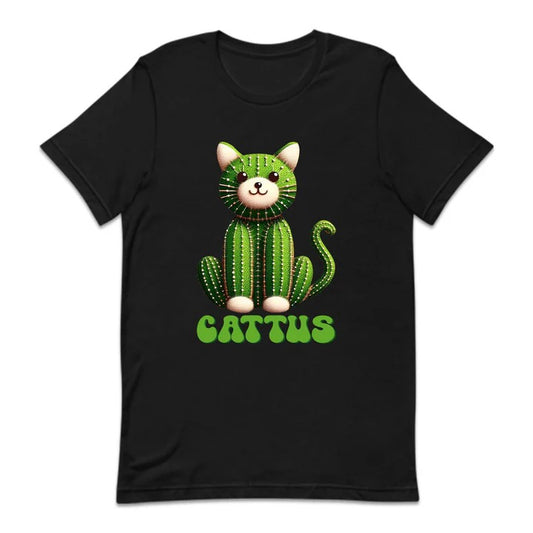 Add a Touch of Humor to Your Wardrobe with the "Cattus Funny Desert Cactus Plant Cat" T-Shirt