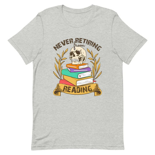 Embrace Your Love for Reading with the "Reading Skeleton" T-Shirt