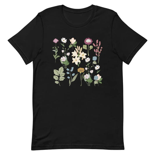 Embrace Nature's Beauty: The "Pressed Flowers" T-Shirt