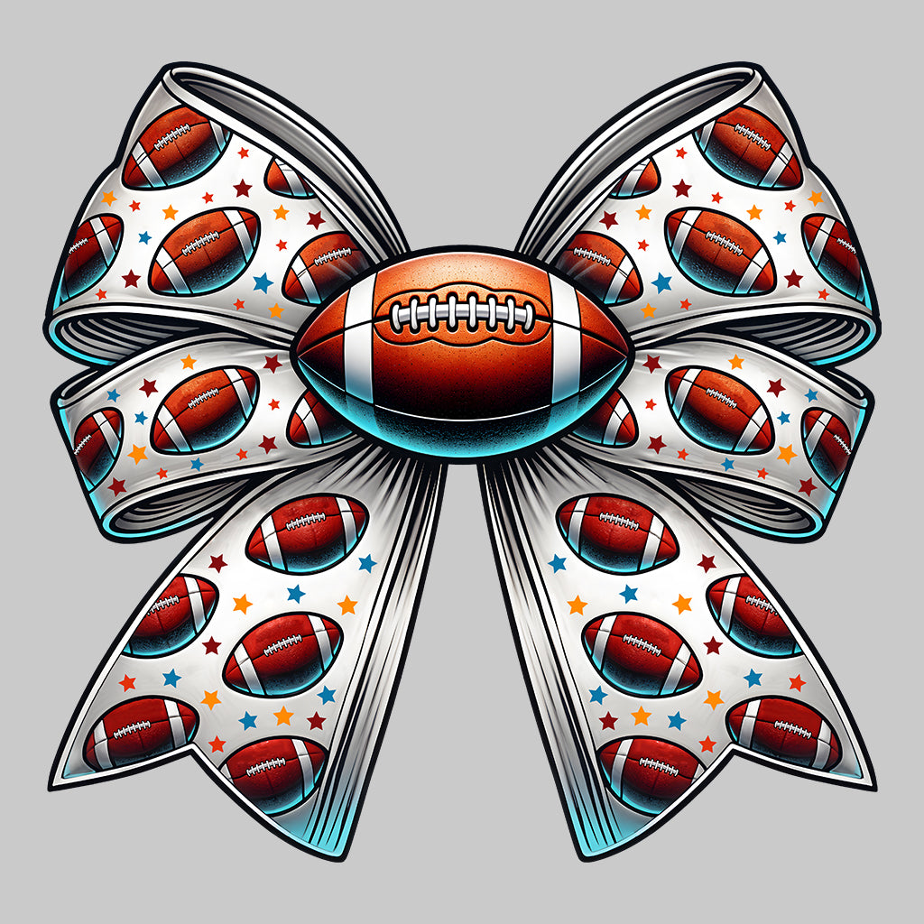 American Football Bow Coquette Game Day Vibes Sports Enthusiasts | PRODUCT CODE: ACNFTWOBCQN