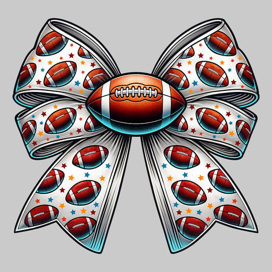 American Football Bow Coquette Game Day Vibes Sports Enthusiasts | PRODUCT CODE: ACNFTWOBCQN