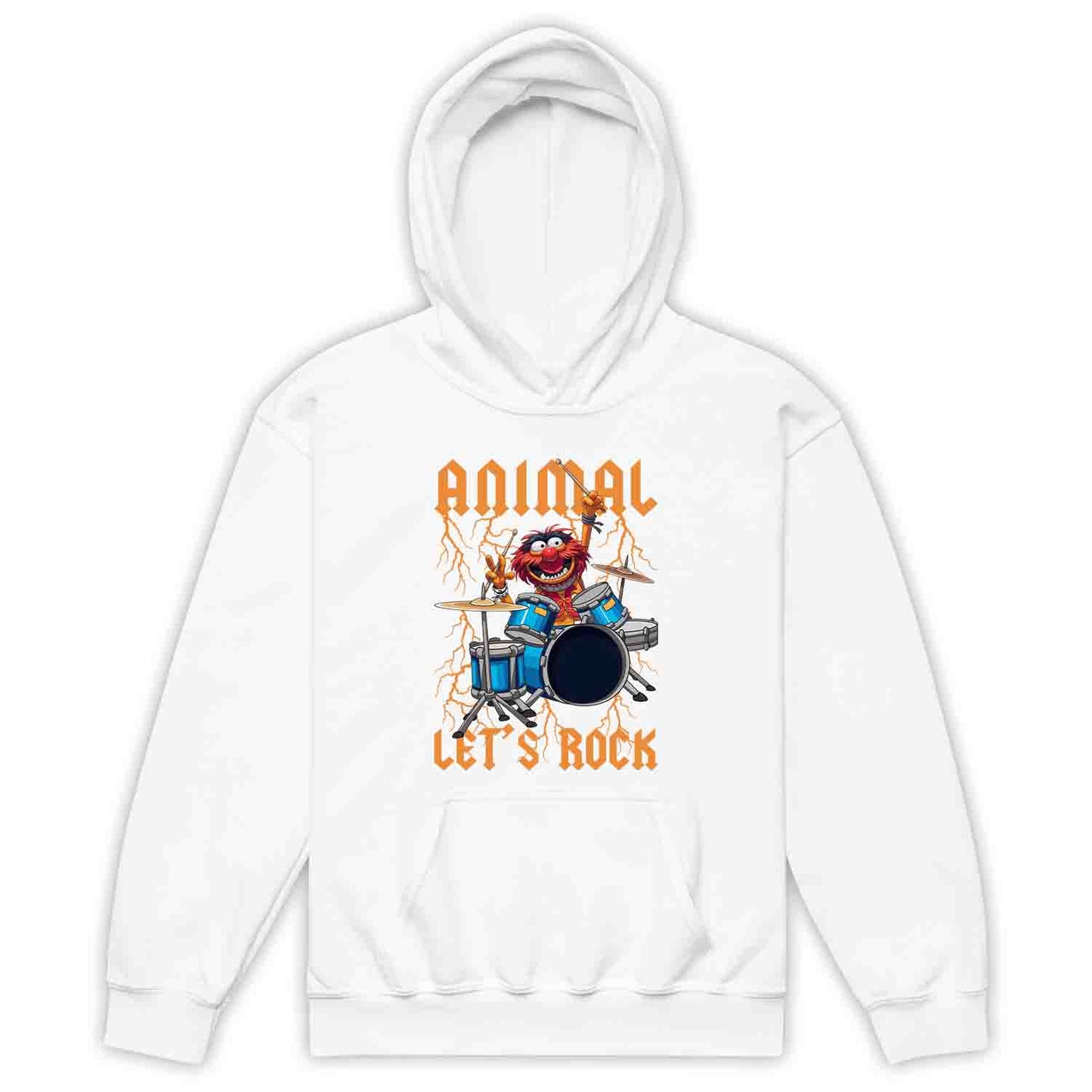 The Muppets Animal Drummer Kids T-Shirt, Jumper & Hoodie – Let’s Rock! Electric Blue Rock Music Fan Apparel | PRODUCT CODE: ADNERWUYO