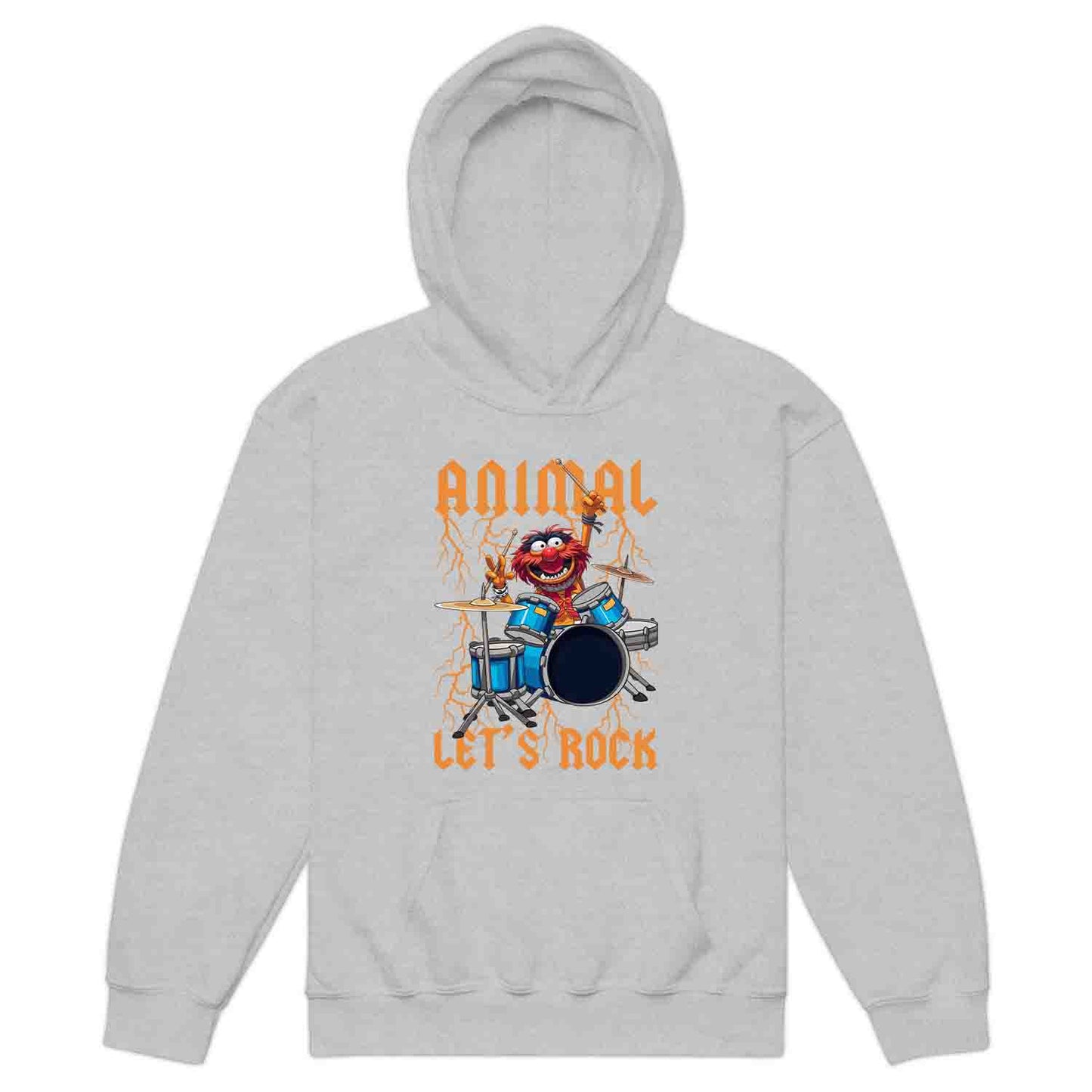 The Muppets Animal Drummer Kids T-Shirt, Jumper & Hoodie – Let’s Rock! Electric Blue Rock Music Fan Apparel | PRODUCT CODE: ADNERWUYO