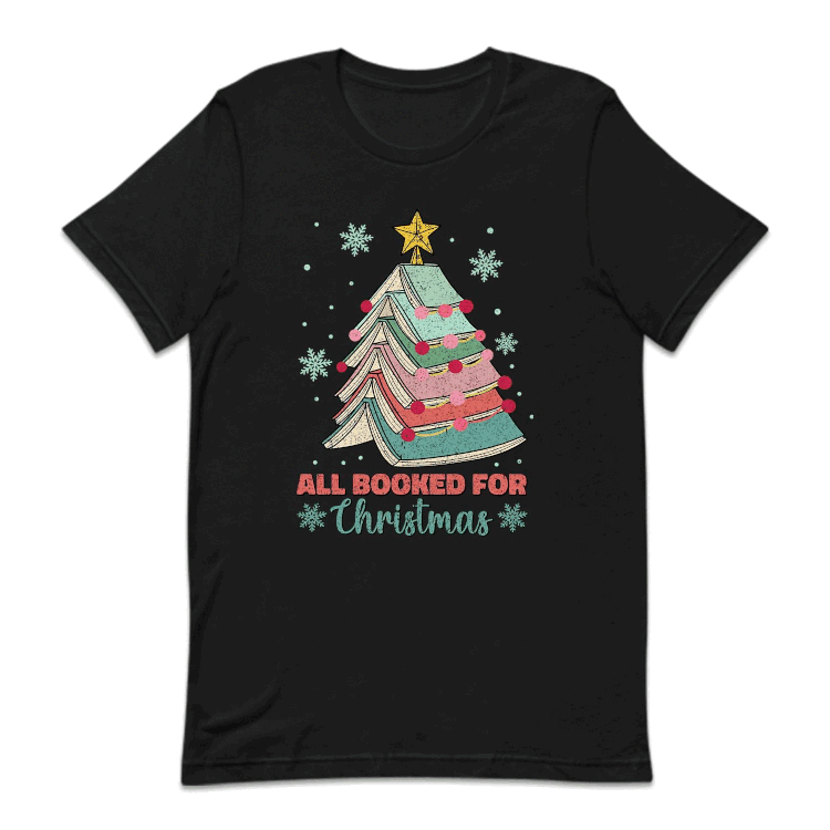 All Booked for Christmas Merry Bookmas Xmas Holiday Reading | PRODUCT CODE: ALBKDEMRSO