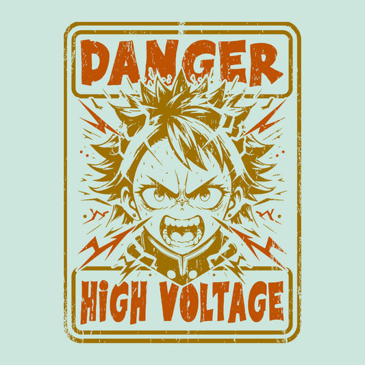 Anime Danger High Voltage Otaku Fan Japanese Anime Lover  | PRODUCT CODE: ANMDNGRCLT