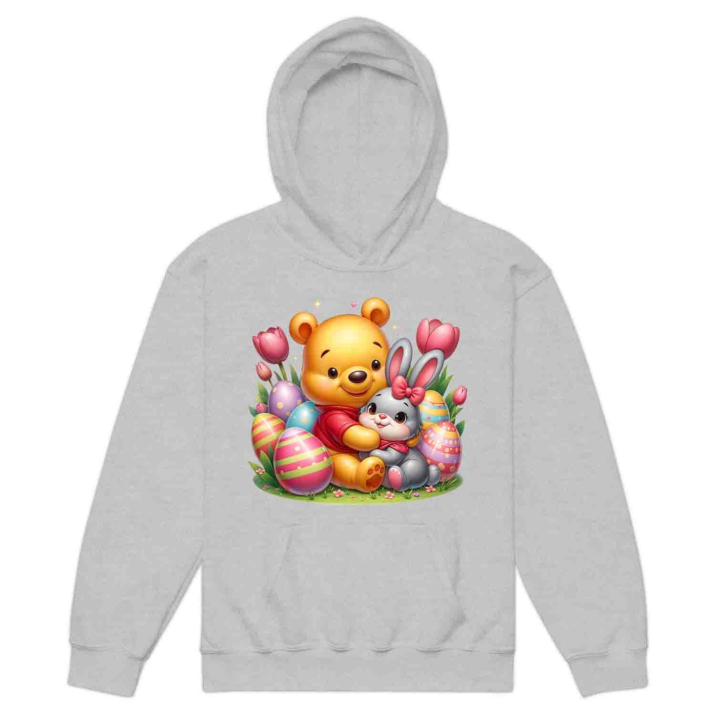Disney Winnie the Pooh Easter Kids T-Shirt | Sweet Pooh & Bunny Hug Kids Jumper | Eggs & Flowers Hoodie | PRODUCT CODE: ASDNLMXCVOR