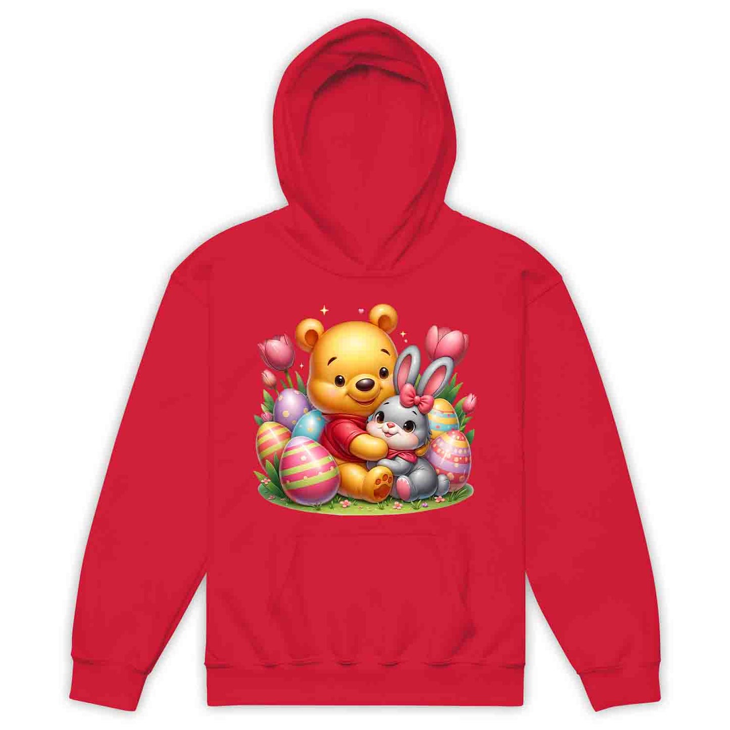 Disney Winnie the Pooh Easter Kids T-Shirt | Sweet Pooh & Bunny Hug Kids Jumper | Eggs & Flowers Hoodie | PRODUCT CODE: ASDNLMXCVOR