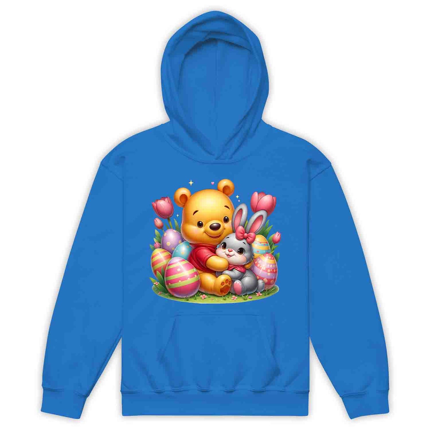 Disney Winnie the Pooh Easter Kids T-Shirt | Sweet Pooh & Bunny Hug Kids Jumper | Eggs & Flowers Hoodie | PRODUCT CODE: ASDNLMXCVOR