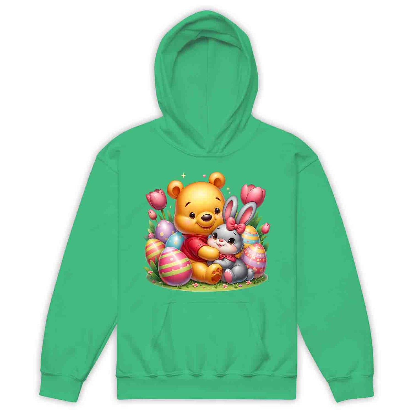 Disney Winnie the Pooh Easter Kids T-Shirt | Sweet Pooh & Bunny Hug Kids Jumper | Eggs & Flowers Hoodie | PRODUCT CODE: ASDNLMXCVOR