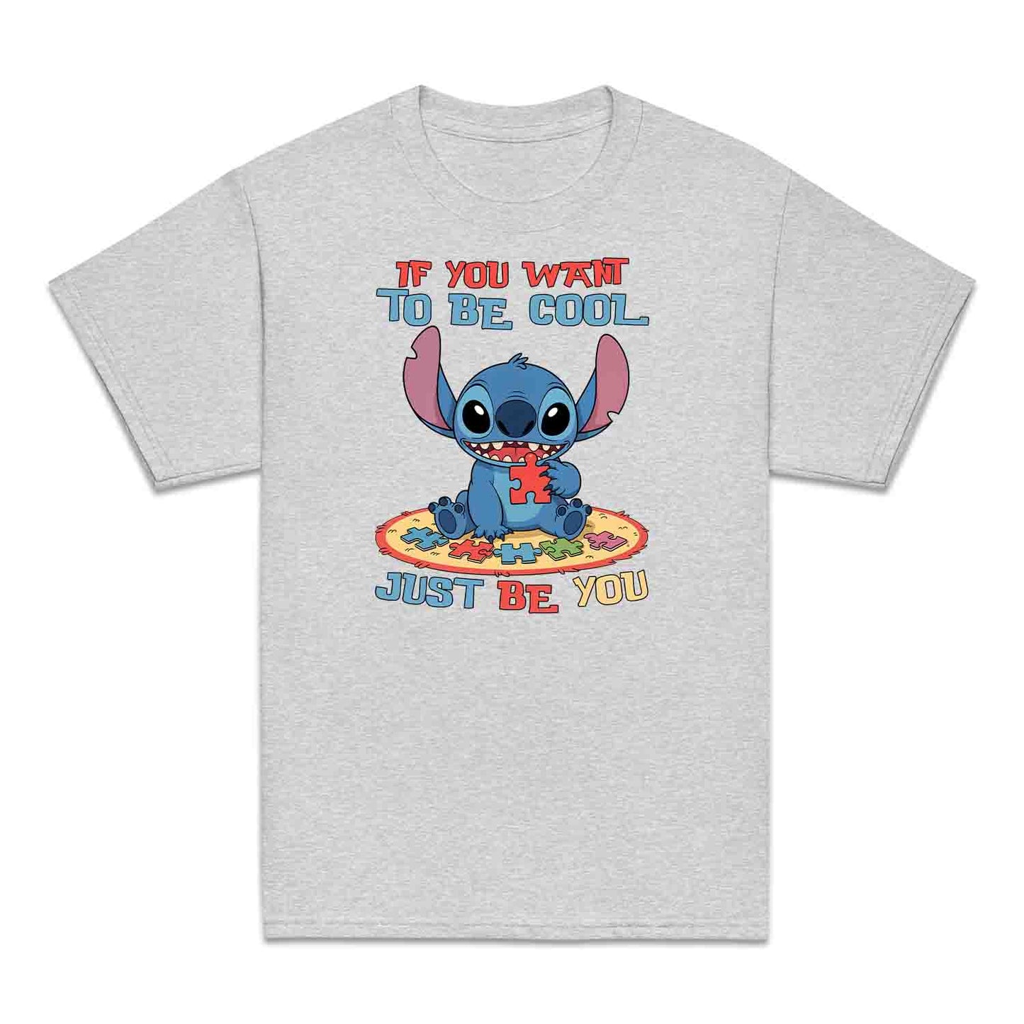 Autism Awareness Stitch Kids T-Shirt | Disney Lilo & Stitch Kids Jumper | Cartoon Puzzle Piece Hoodie | PRODUCT CODE: AYWERBNMOS