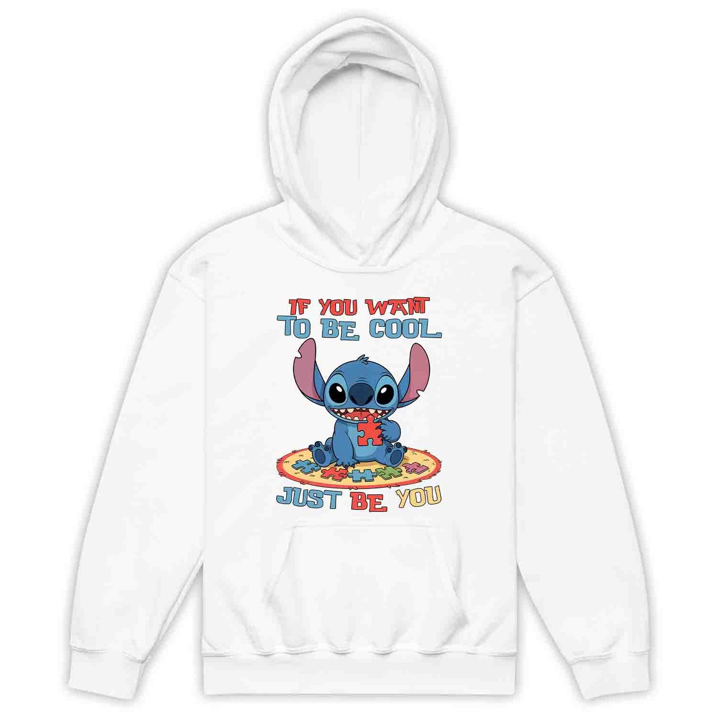 Autism Awareness Stitch Kids T-Shirt | Disney Lilo & Stitch Kids Jumper | Cartoon Puzzle Piece Hoodie | PRODUCT CODE: AYWERBNMOS