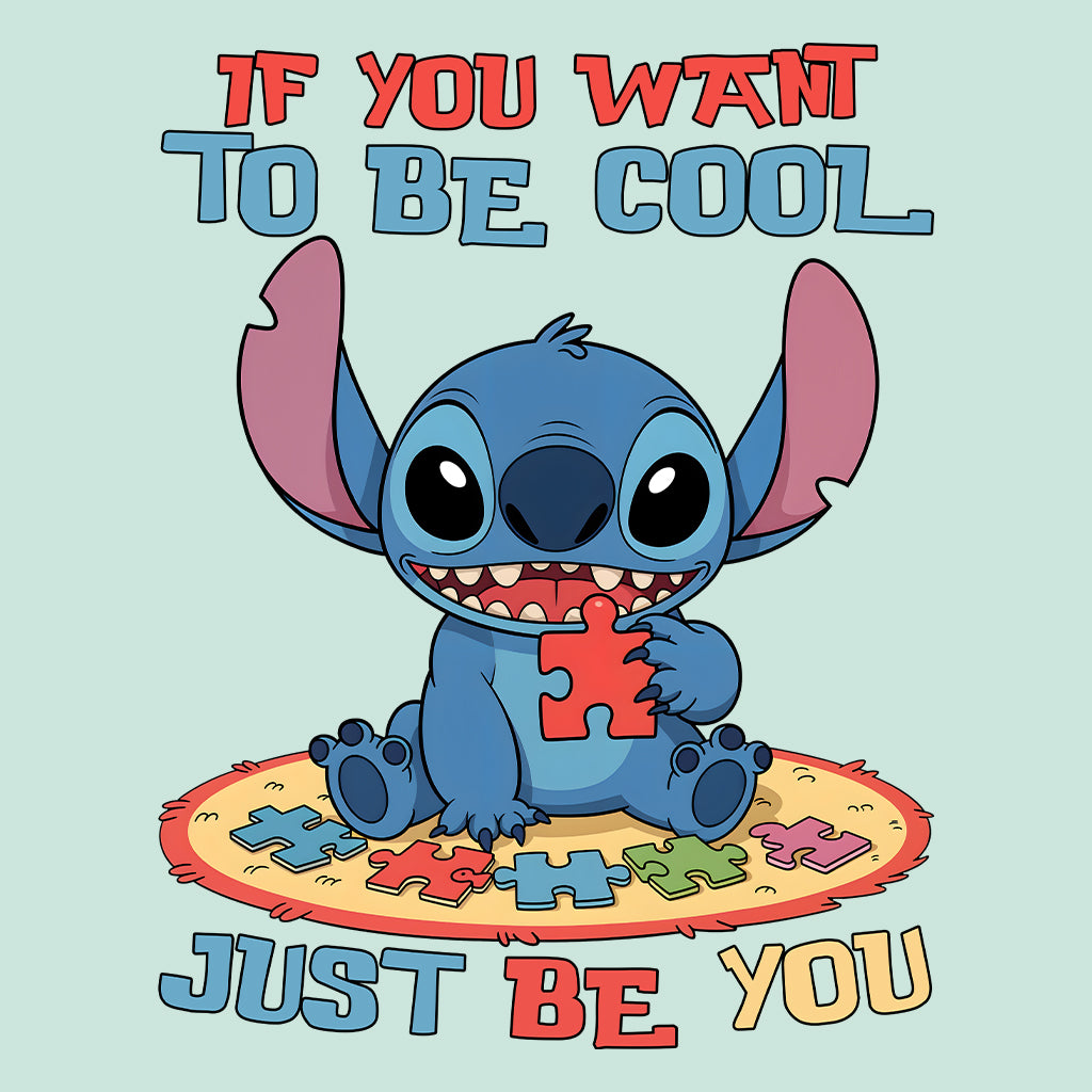 Autism Awareness Stitch Kids T-Shirt | Disney Lilo & Stitch Kids Jumper | Cartoon Puzzle Piece Hoodie | PRODUCT CODE: AYWERBNMOS