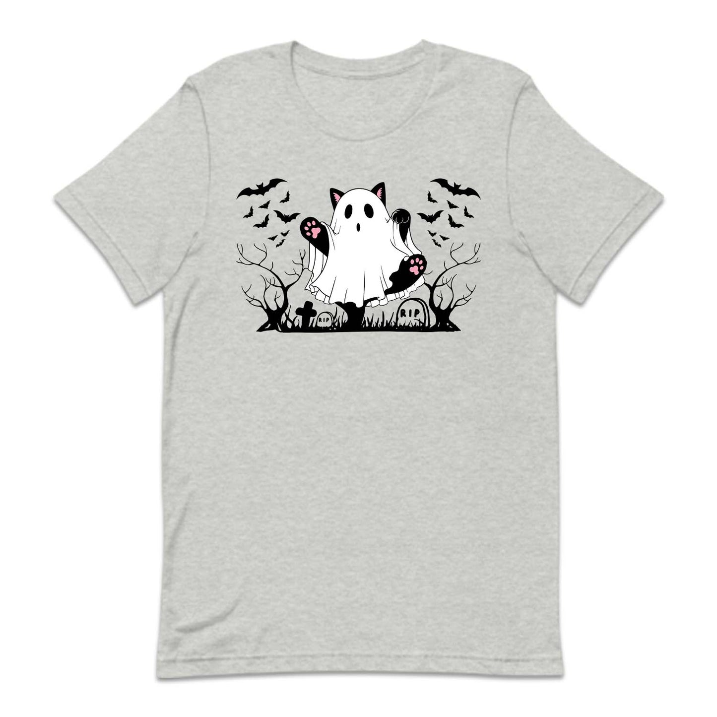 Halloween Ghost Cat & Creepy Bats | PRODUCT CODE: GSTCAHLWE