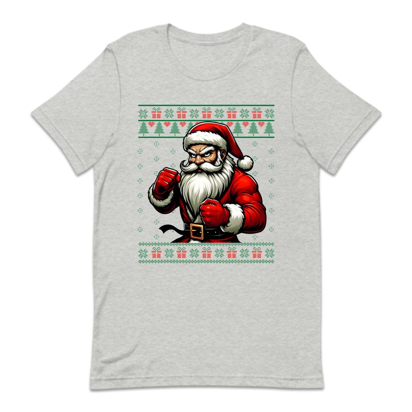 Santa Claus Martial Arts Xmas Taekwondo Karate Christmas Fighter | PRODUCT CODE: SNTMRAYKWN