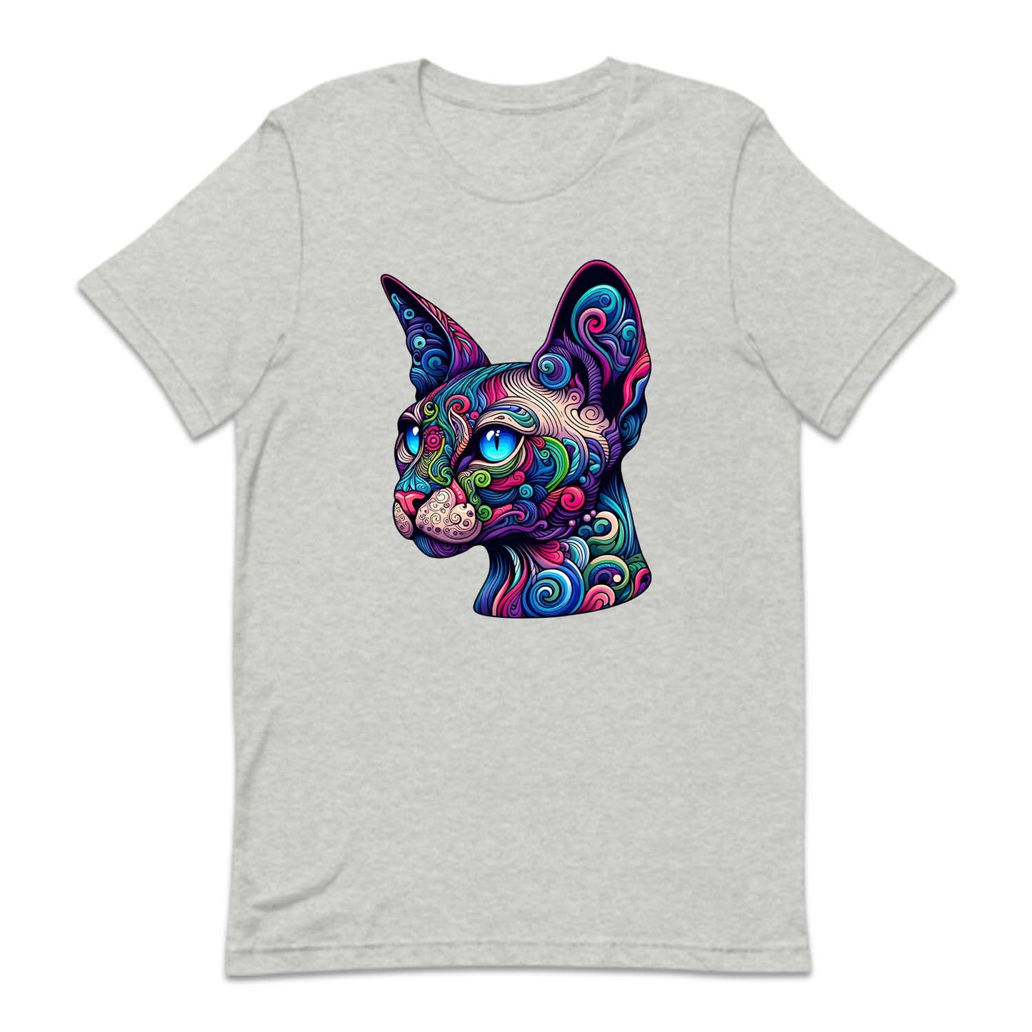 Psychedelic Colorful Sphynx Cat | PRODUCT CODE: SPXHCTPSY