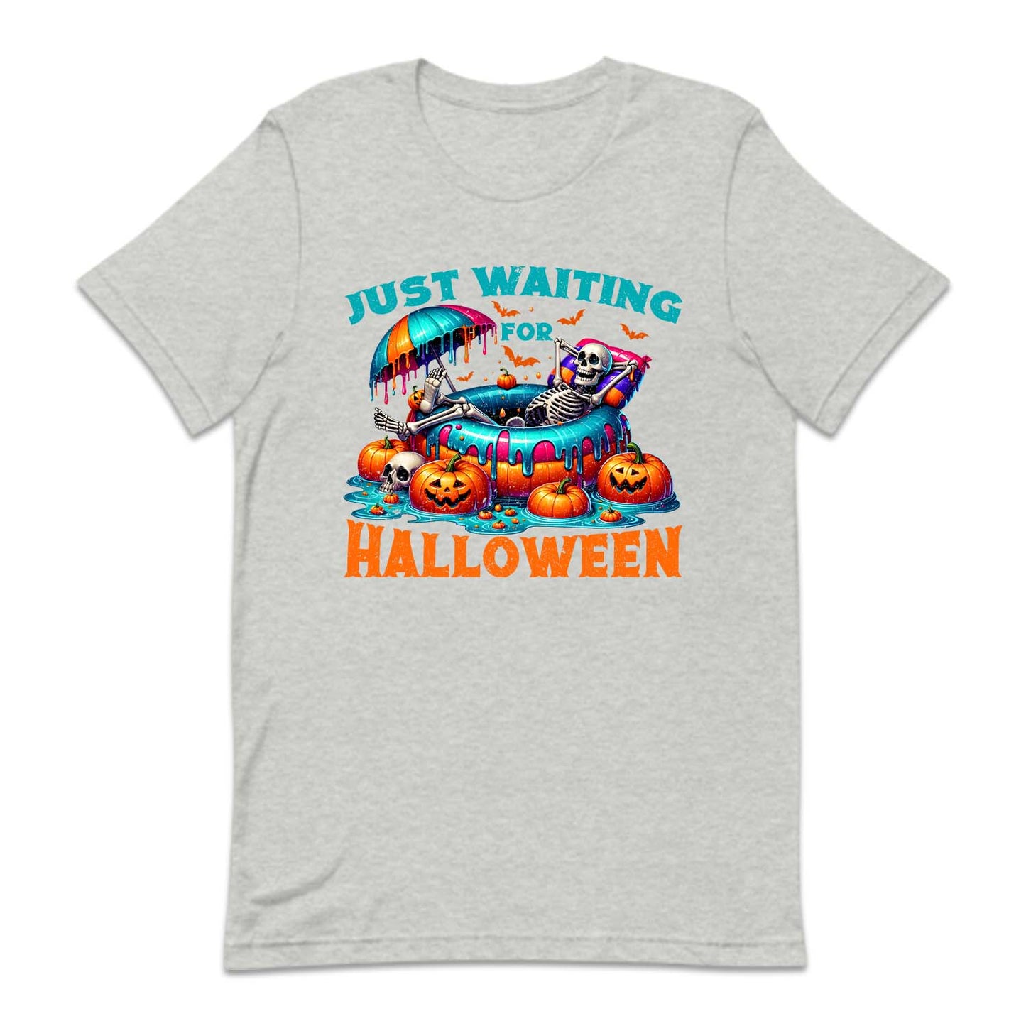 Just Waiting for Halloween Skeleton Pool Party | PRODUCT CODE: JUTWFRHLWM