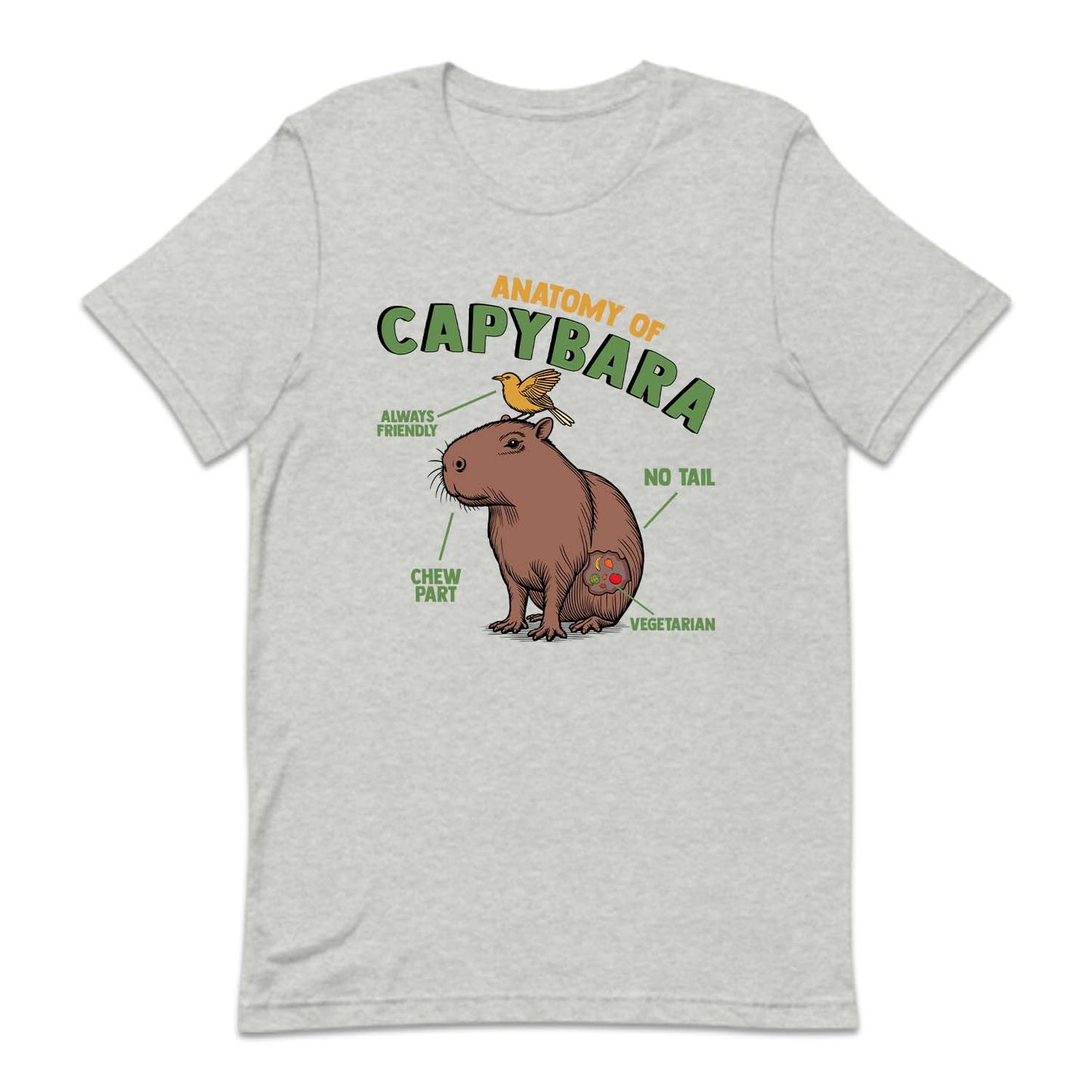 Anatomy Of Capybara Funny Rodent Animal Lover | PRODUCT CODE: ANTMYFCPBR