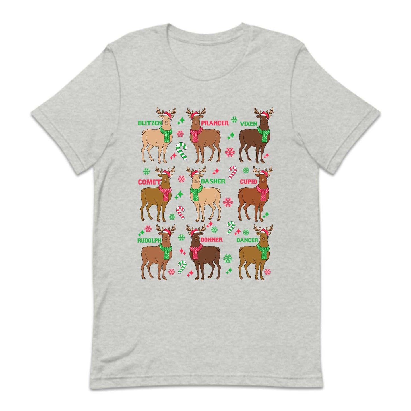 Christmas Reindeer Names Cozy Xmas Dasher Dancer Prancer | PRODUCT CODE: DSGCPVNMDO