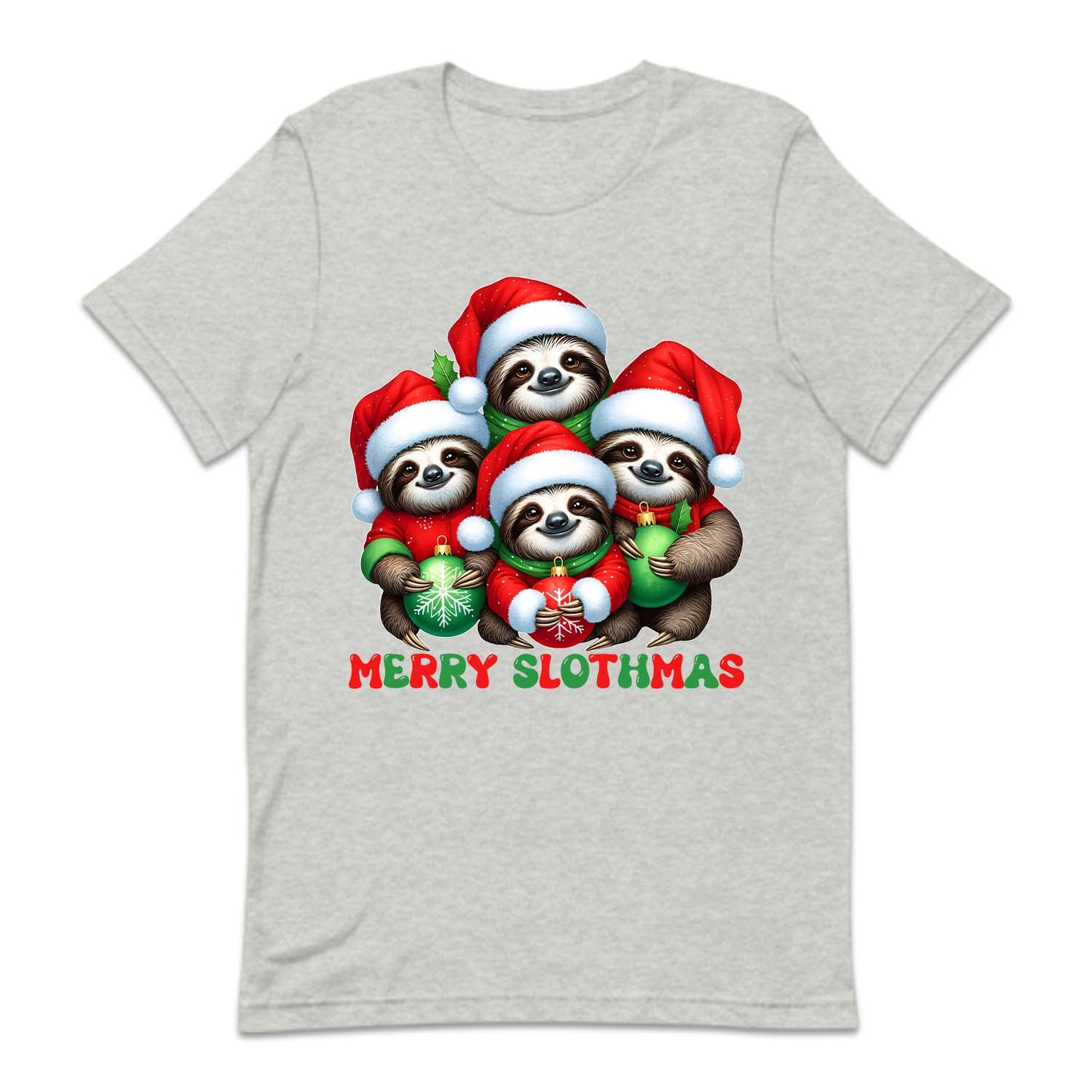 Merry Slothmas Cute Christmas Sloth Xmas Holiday Animal | PRODUCT CODE: MRYSLTHACR