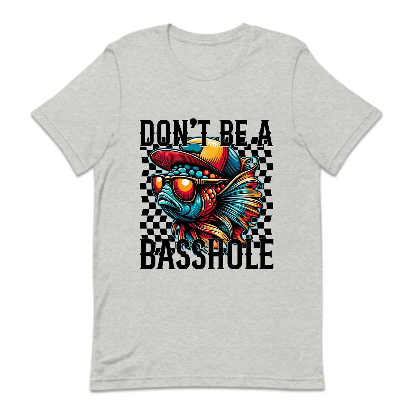 Don't Be a Basshole Sarcastic Humor Fish | PRODUCT CODE: DNTBASHLO