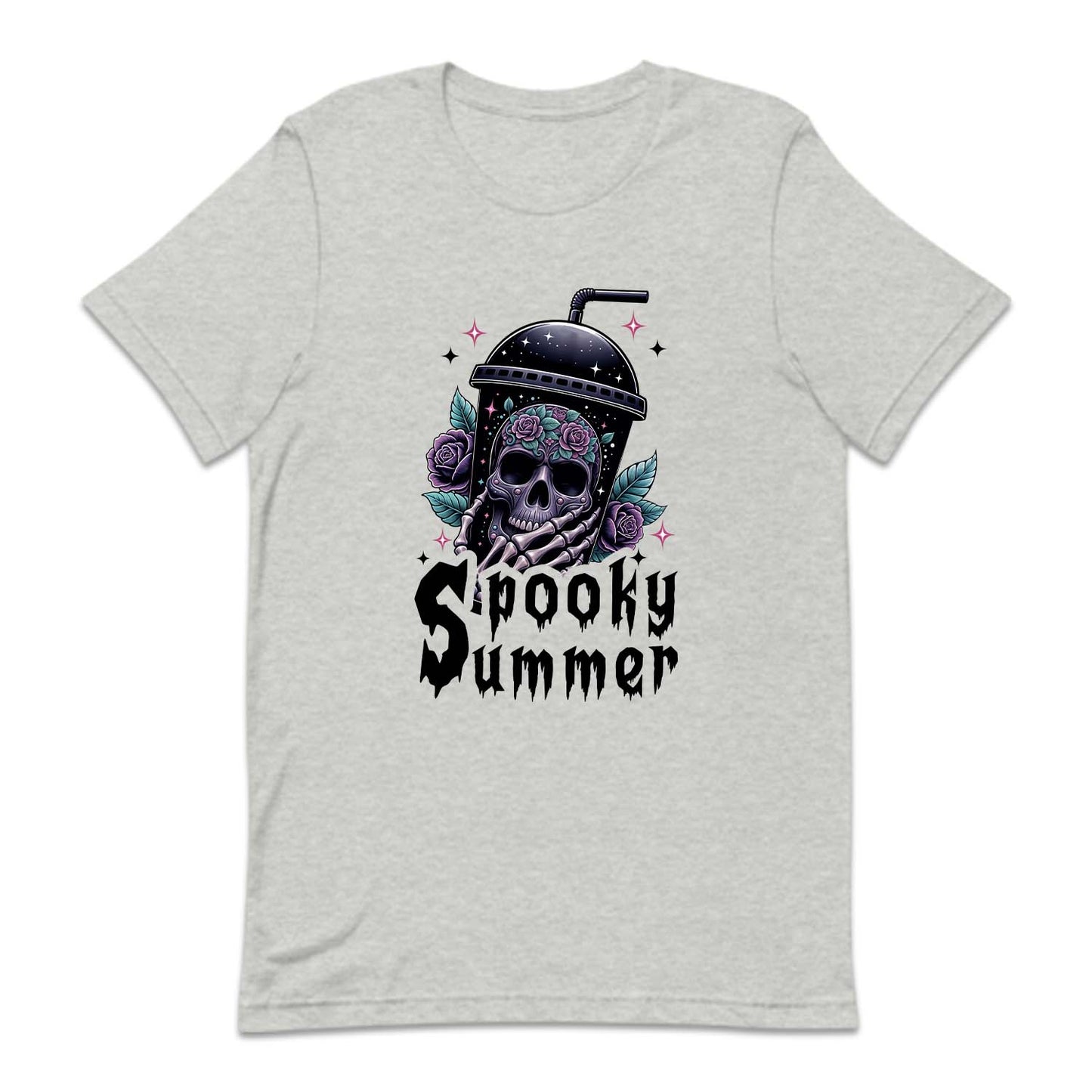 Skeleton Hand Holding Coffee Cup Spooky Summer Halloween | PRODUCT CODE: SKHNDGCFP