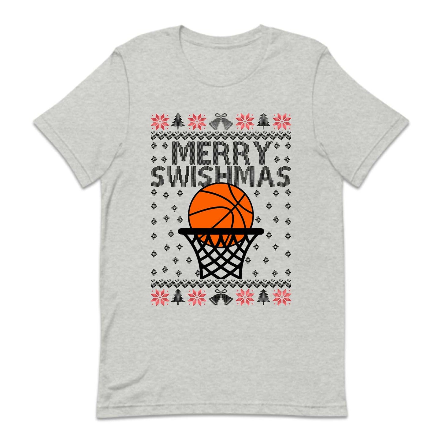 Merry Swishmas Basketball Christmas Sports Xmas Game Day | PRODUCT CODE: MRYSHWMABLK