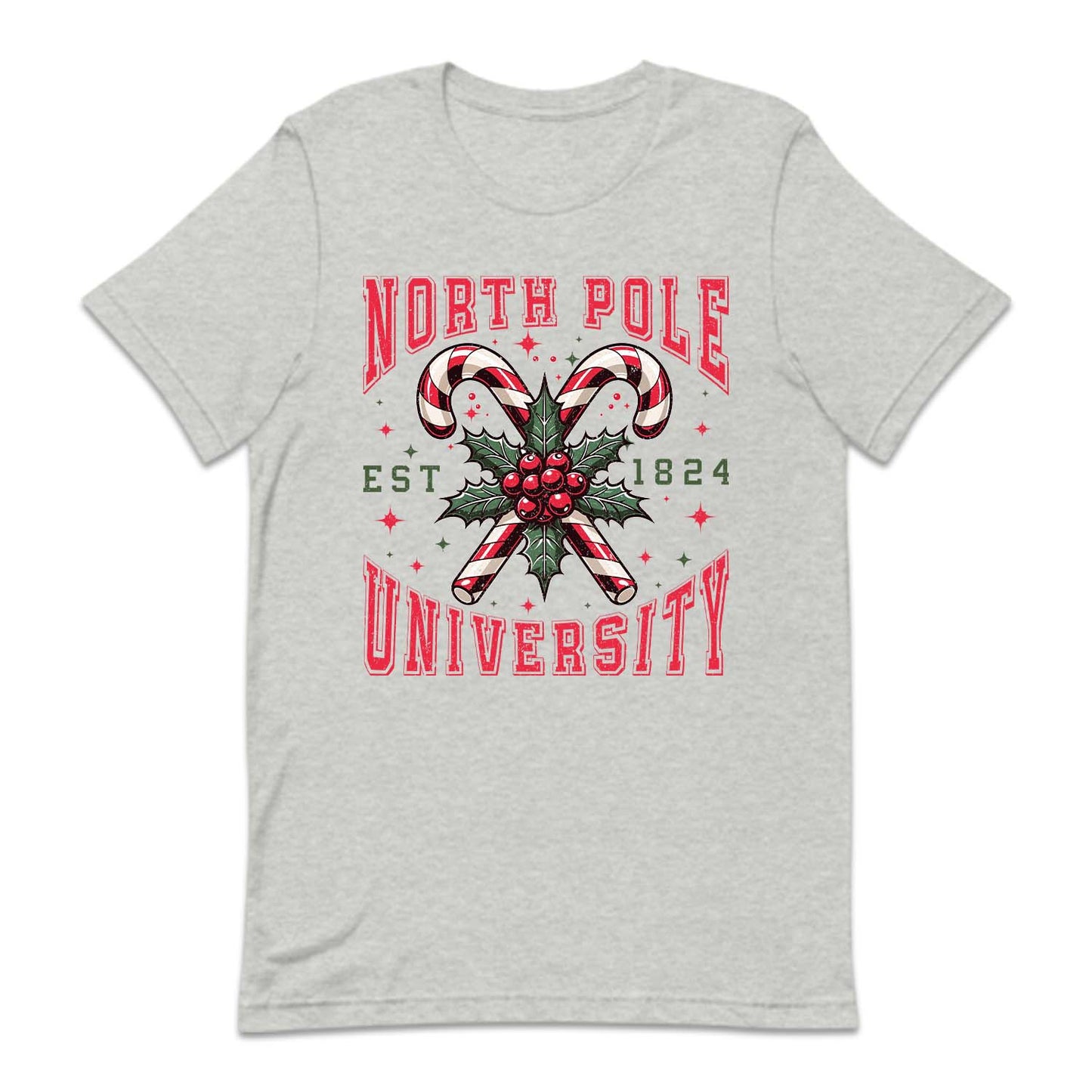 North Pole University Christmas Classic Candy Cane Xmas | PRODUCT CODE: NRTHLPENVYU