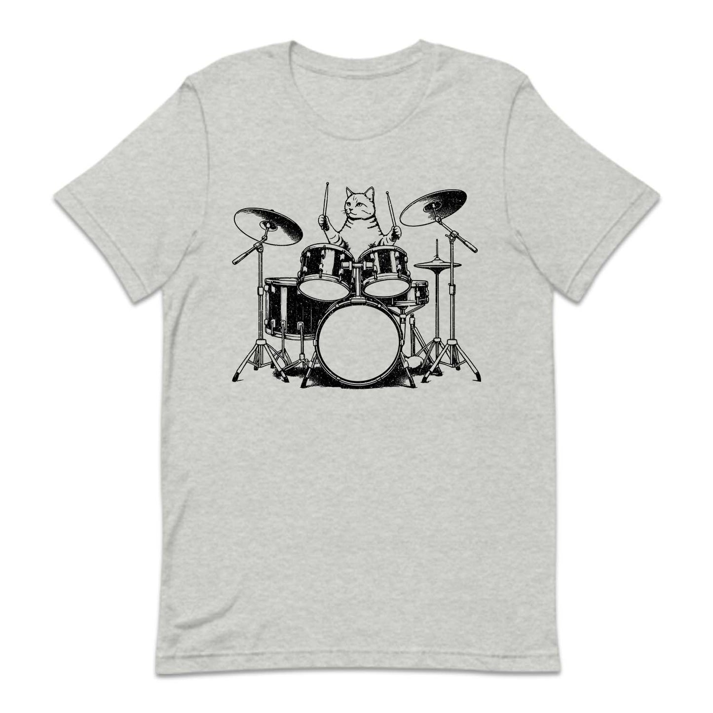 Drummer Cat Funny Musician Cat Lover | PRODUCT CODE: DRMCTAFLE
