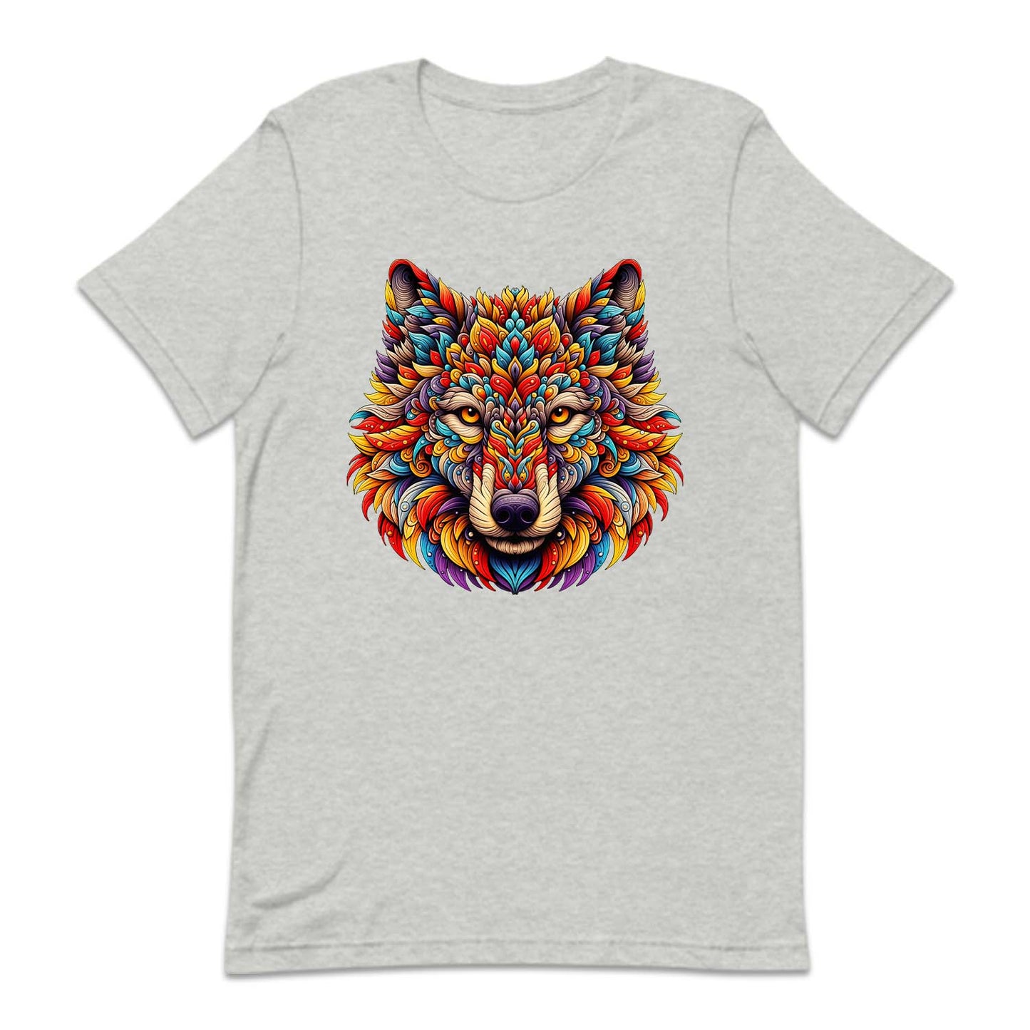 Psychedelic Colorful Wolf Wild Animal | PRODUCT CODE: PSYDLCWLF