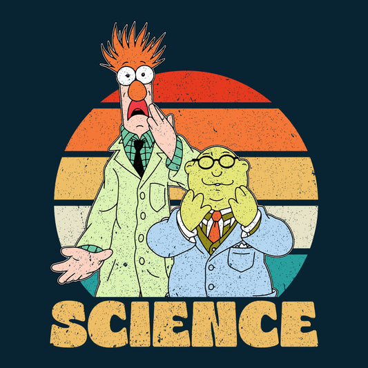 Beaker & Bunsen Science Kids T-Shirt, Jumper & Hoodie – Retro Muppets Lab Duo for STEM Fans & Nerds | PRODUCT CODE: BASDKEWRM