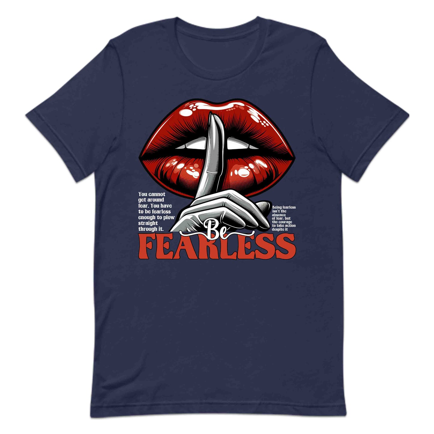 Be Fearless Motivational Glamorous Lips Empowering Quote | PRODUCT CODE: BFREKLSBEIPH