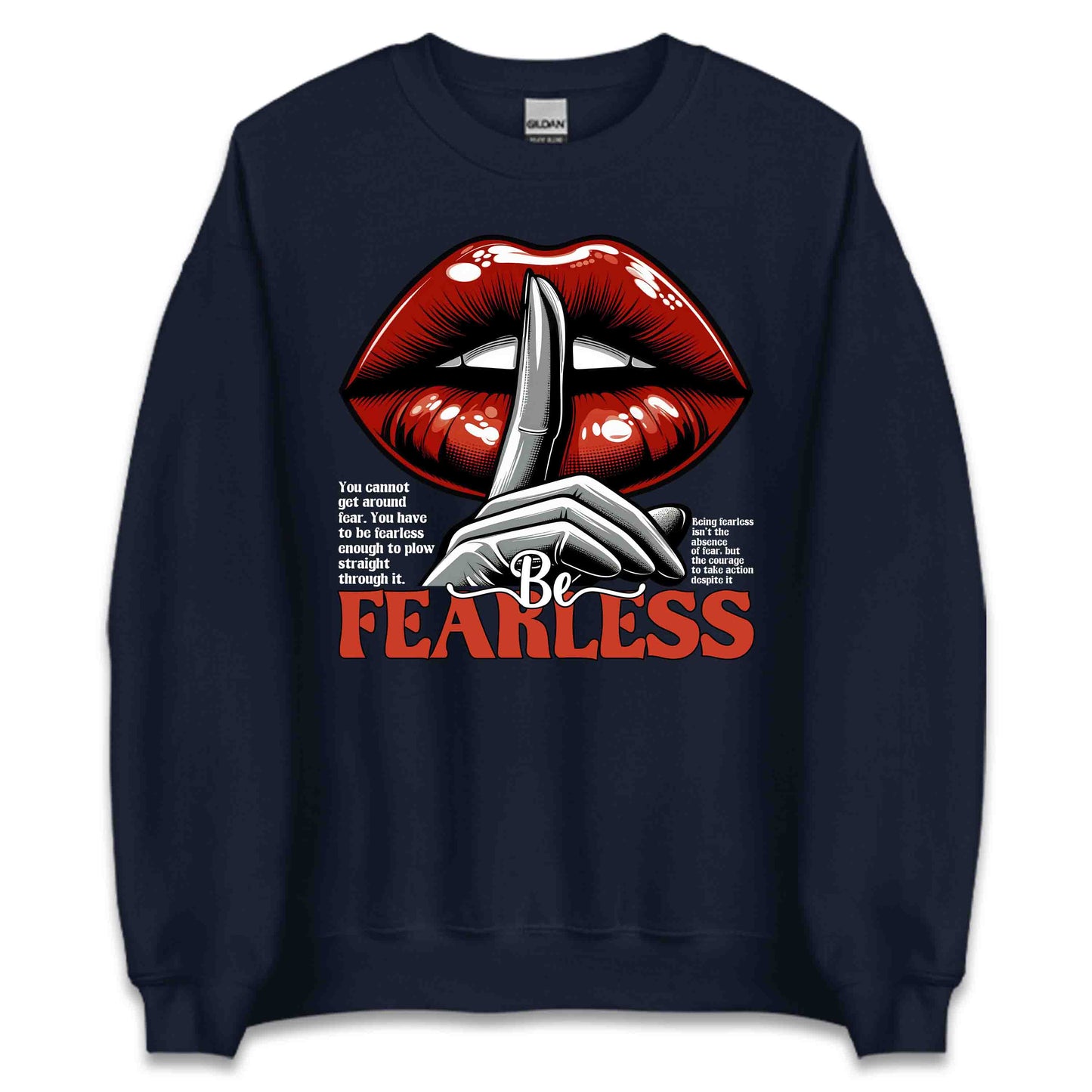 Be Fearless Motivational Glamorous Lips Empowering Quote | PRODUCT CODE: BFREKLSBEIPH