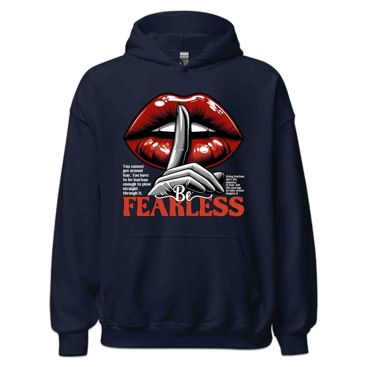 Be Fearless Motivational Glamorous Lips Empowering Quote | PRODUCT CODE: BFREKLSBEIPH