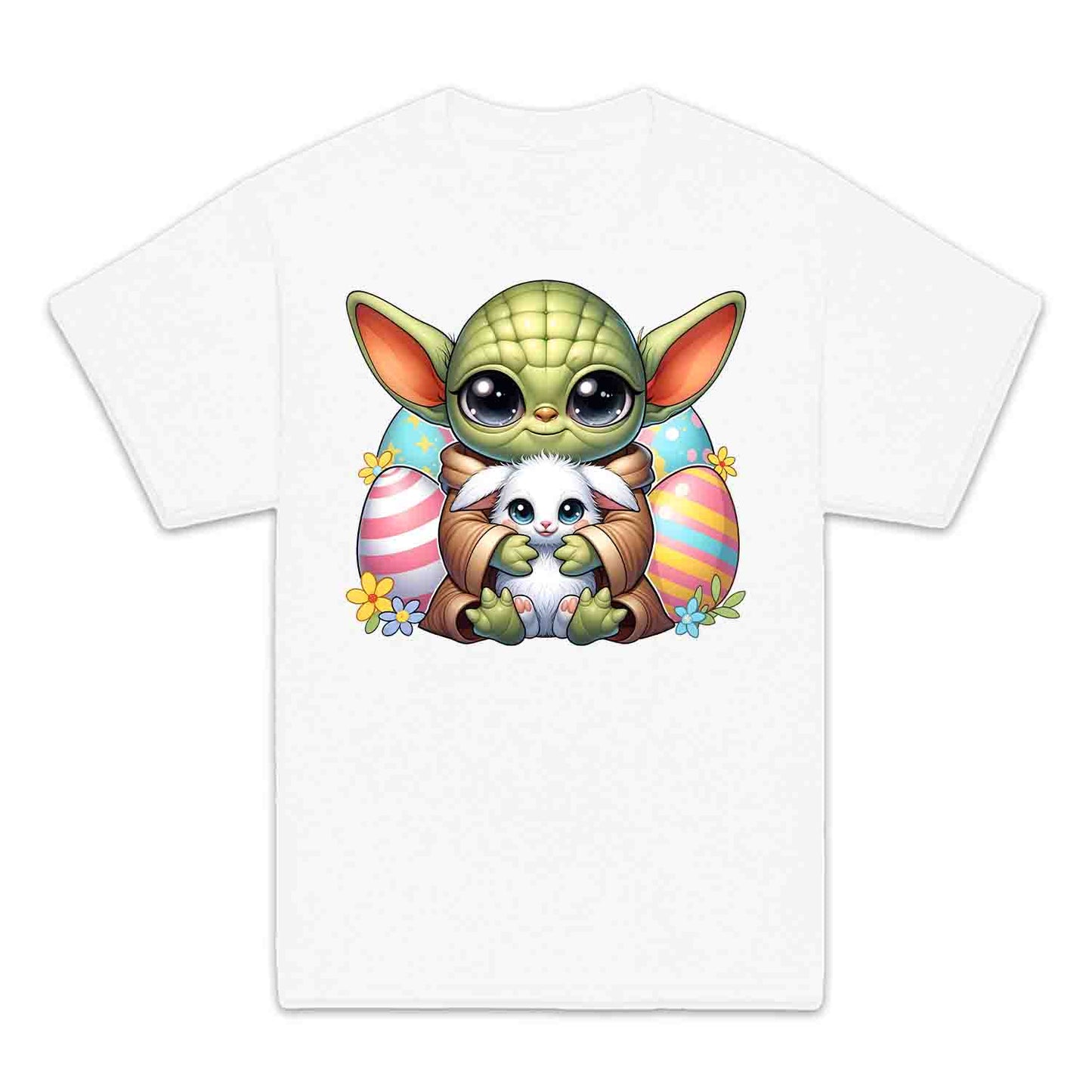 Baby Yoda Easter Kids T-Shirt | Grogu & Bunny Kids Jumper | Star Wars Pastel Eggs & Flowers Hoodie | PRODUCT CODE: BJKEWRUXCVY