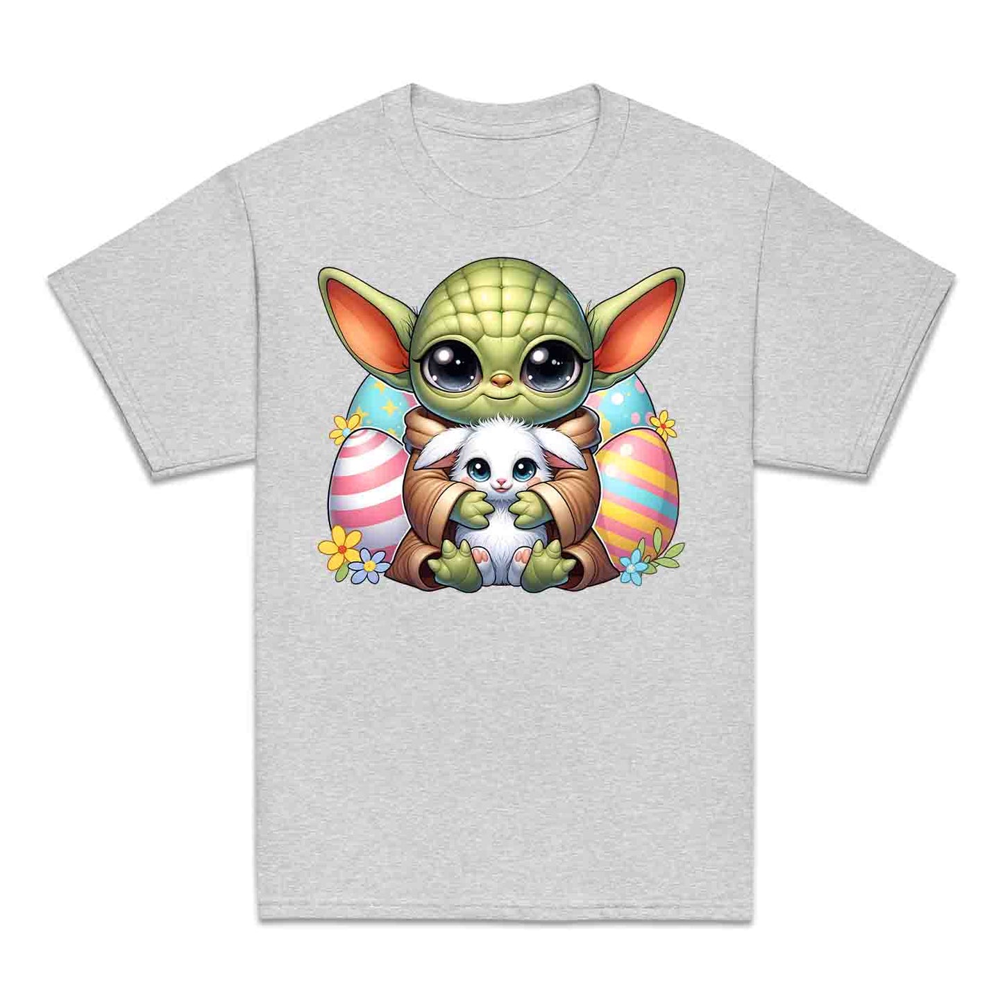 Baby Yoda Easter Kids T-Shirt | Grogu & Bunny Kids Jumper | Star Wars Pastel Eggs & Flowers Hoodie | PRODUCT CODE: BJKEWRUXCVY